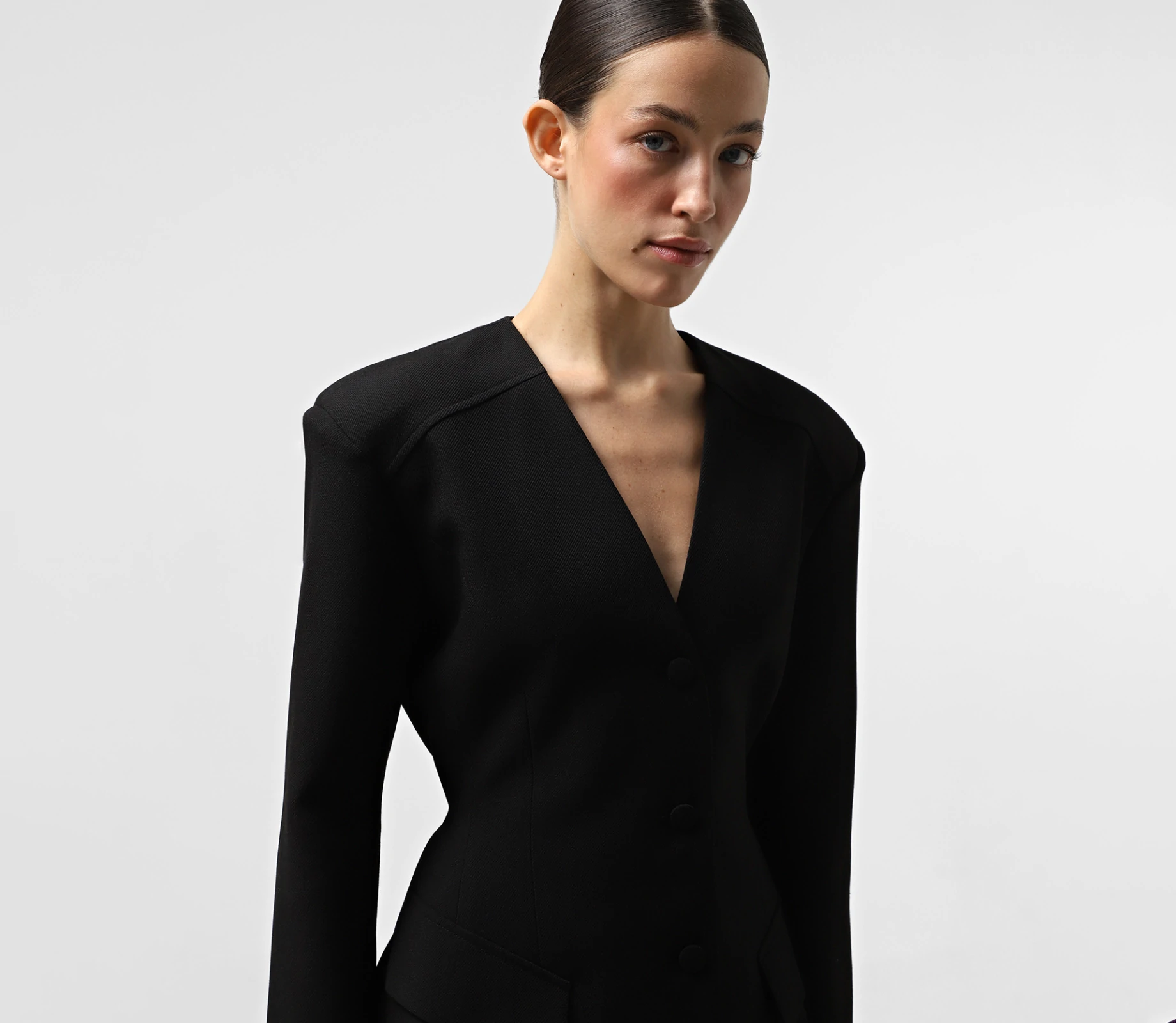 Сукня-жакет міні чорний cher17