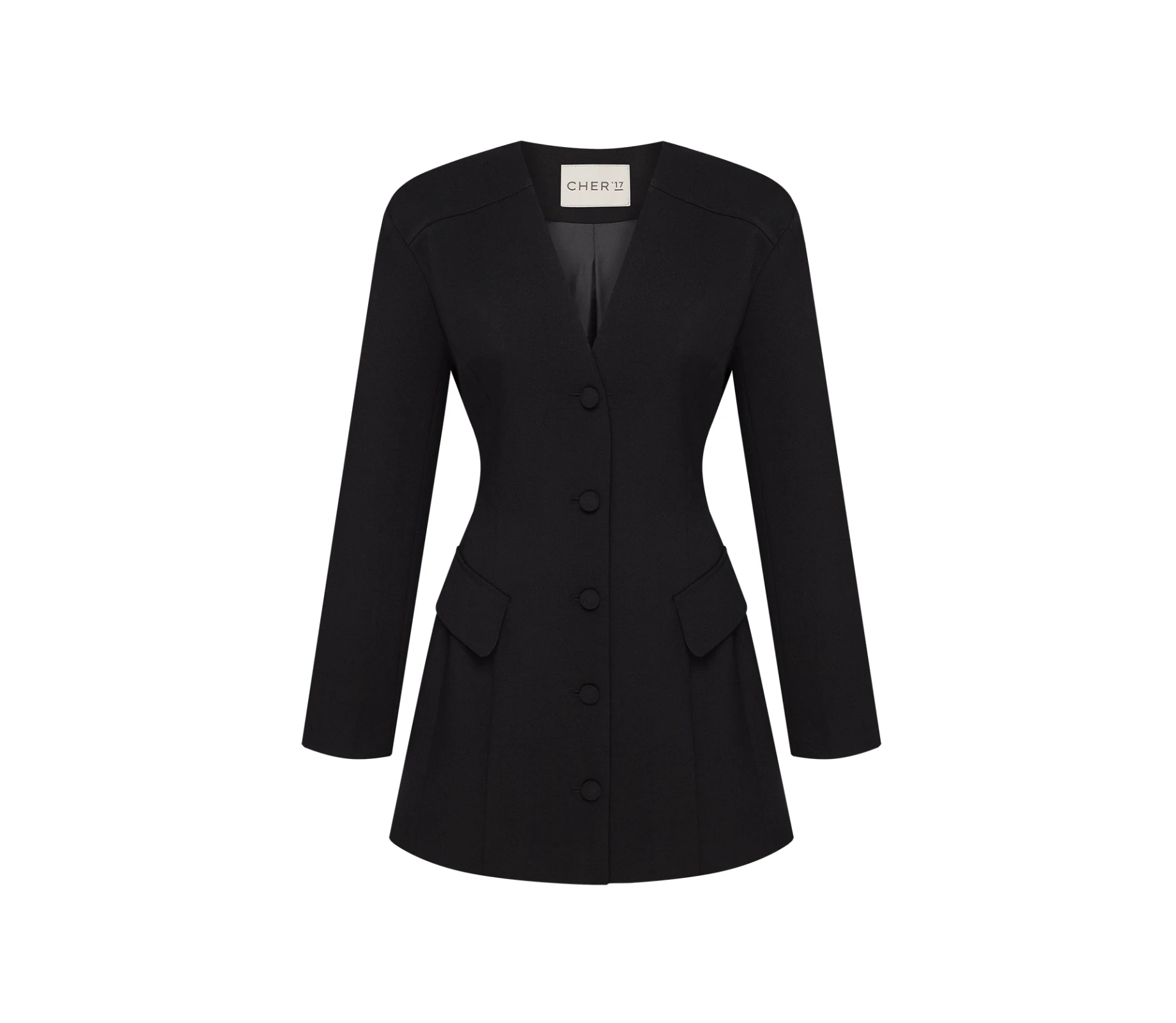 Сукня-жакет міні чорний ціна