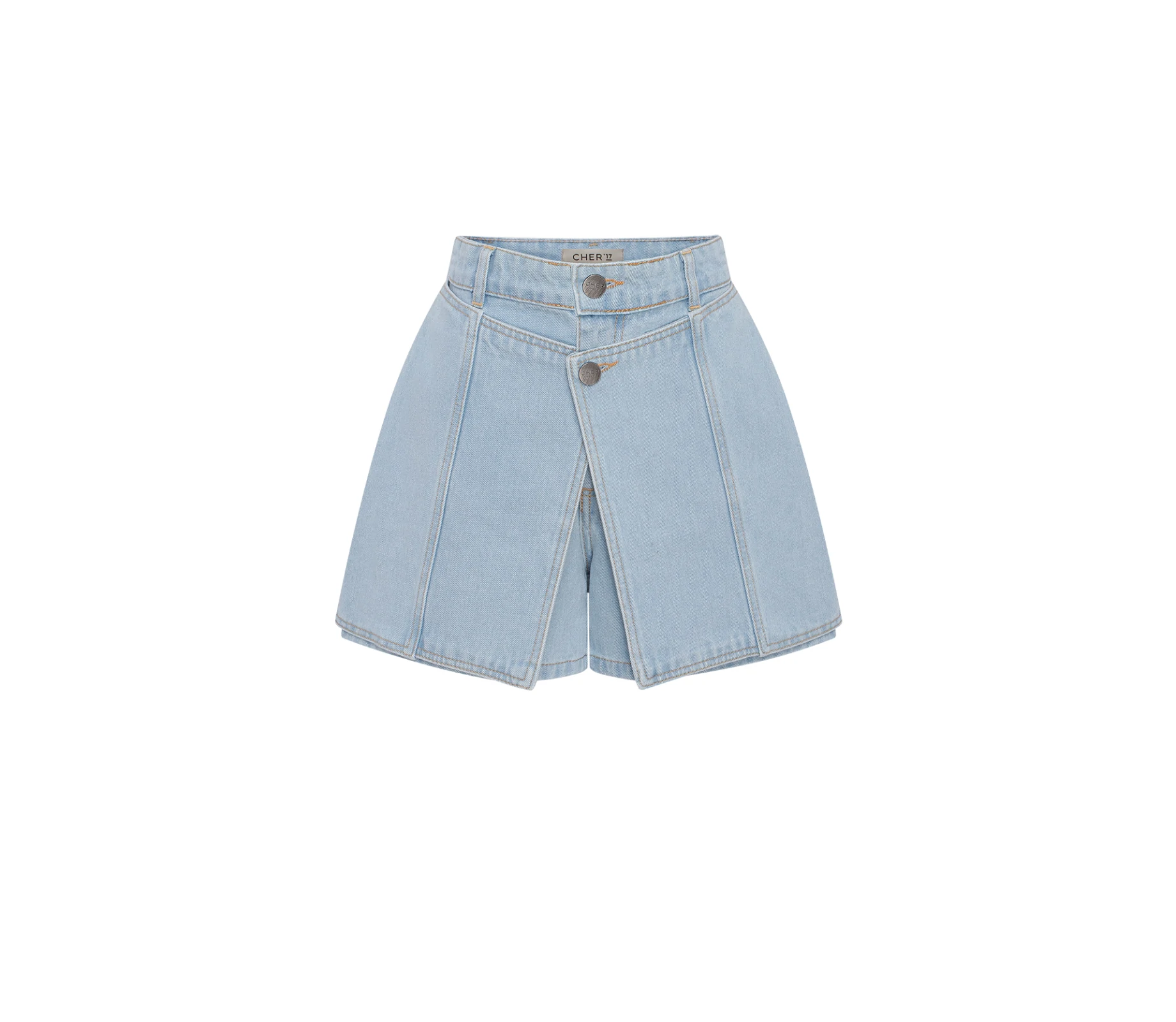 Спідниця-шорти з деніму блакитний ціна