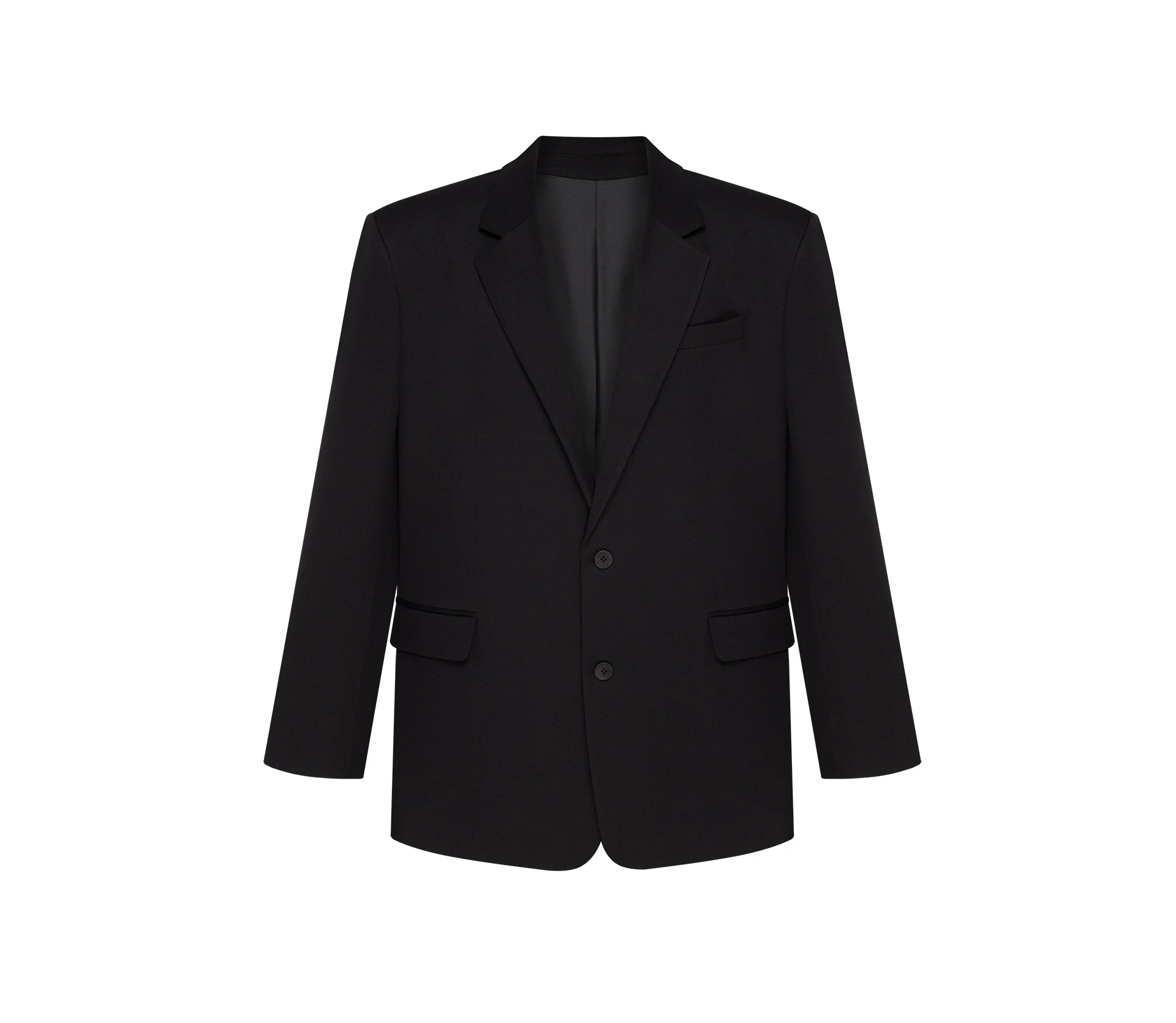 Жакет чоловічий однобортний чорний акції