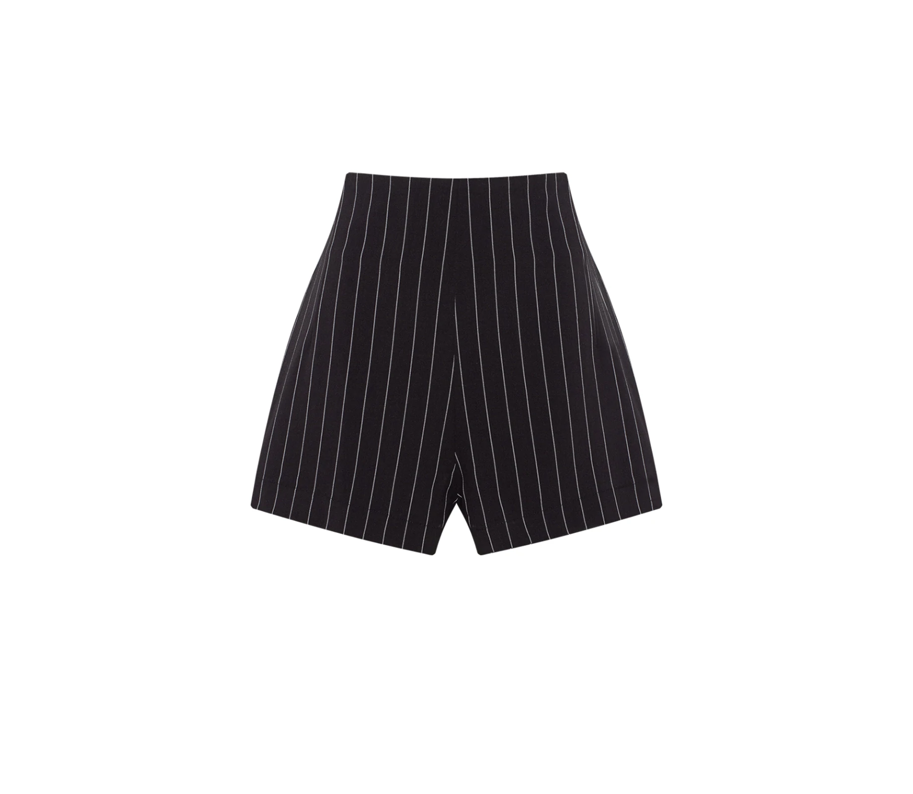 Шорти міні в смужку чорний акції