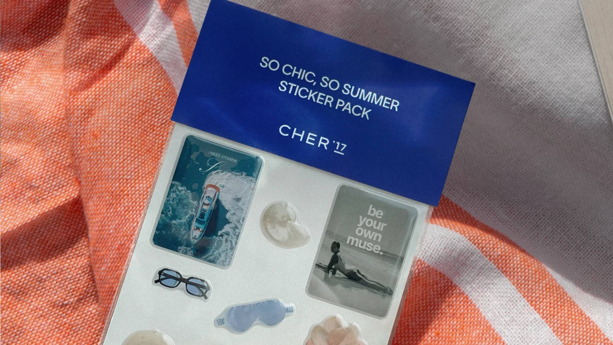 Стікерпак «Summer» CHER’17 X ДІTИ ГEPOЇB синій cher17