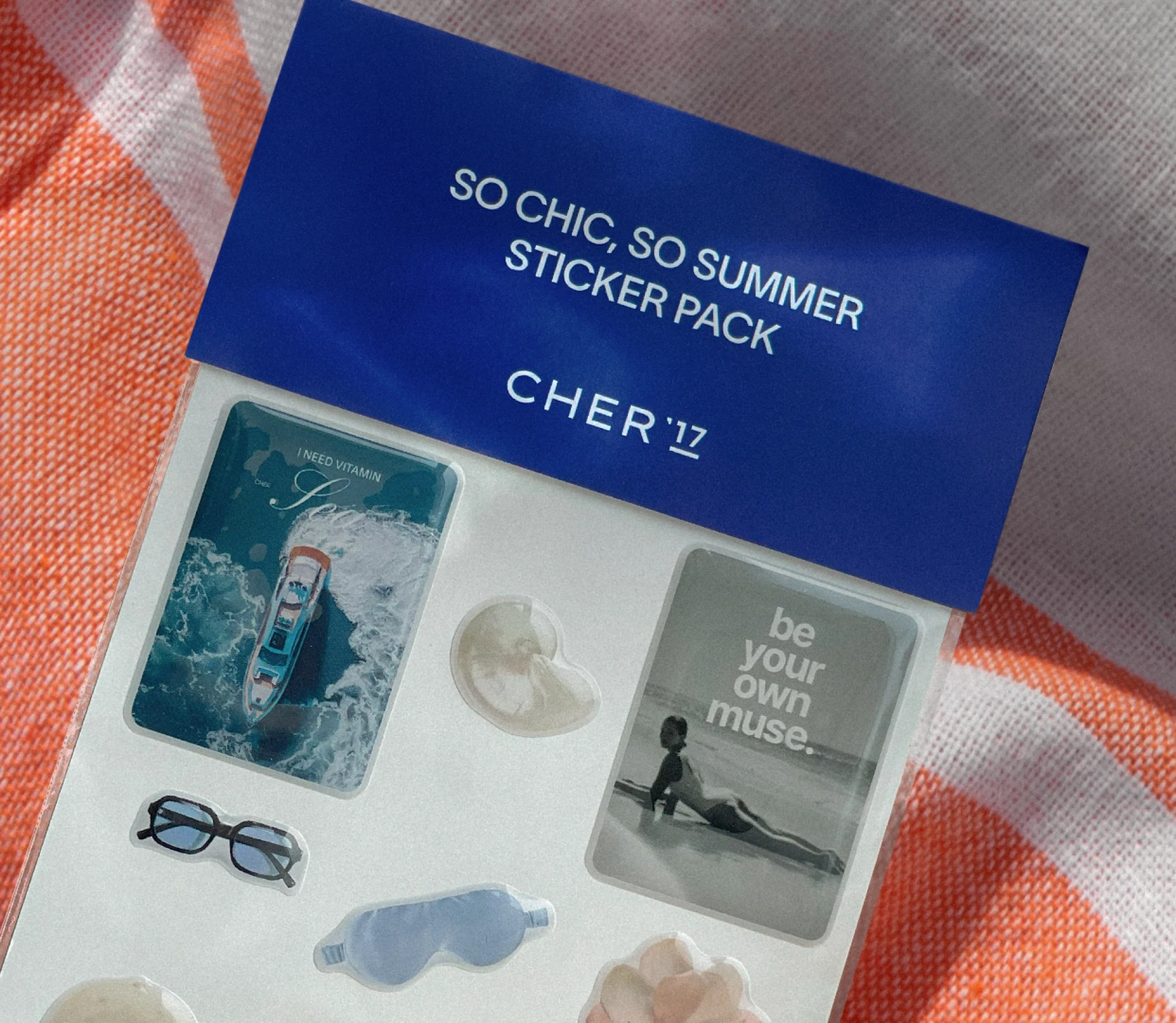 Стікерпак «Summer» CHER’17 X ДІTИ ГEPOЇB синій недорого