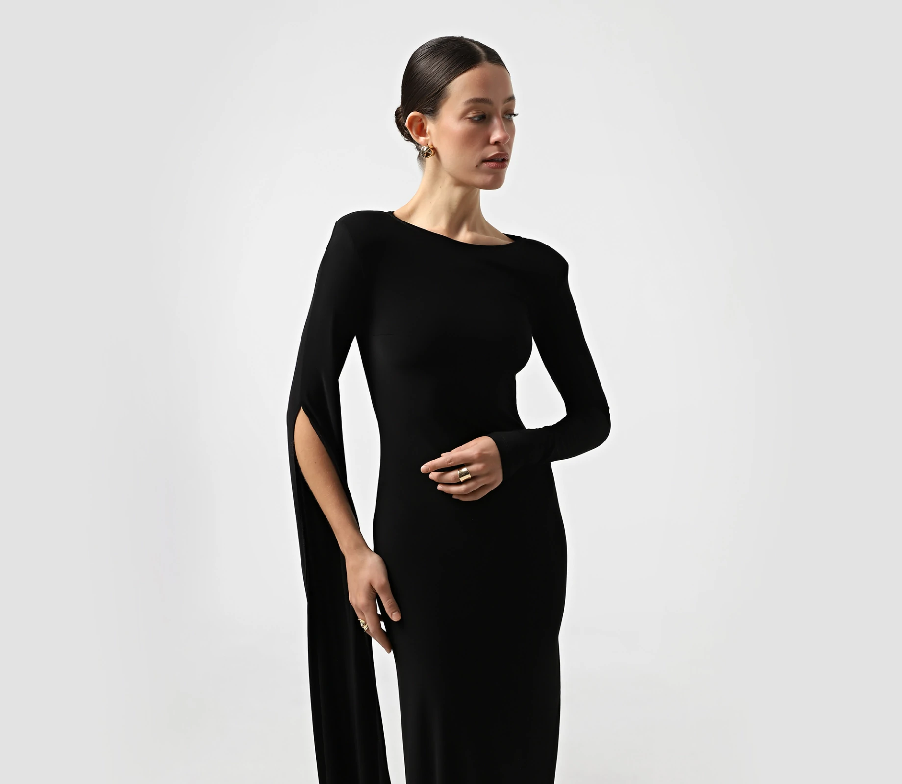 Сукня трикотажна вечірня чорний купити