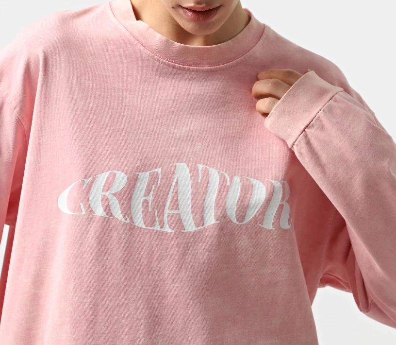Лонгслів з варки «Creator» рожевий знижки