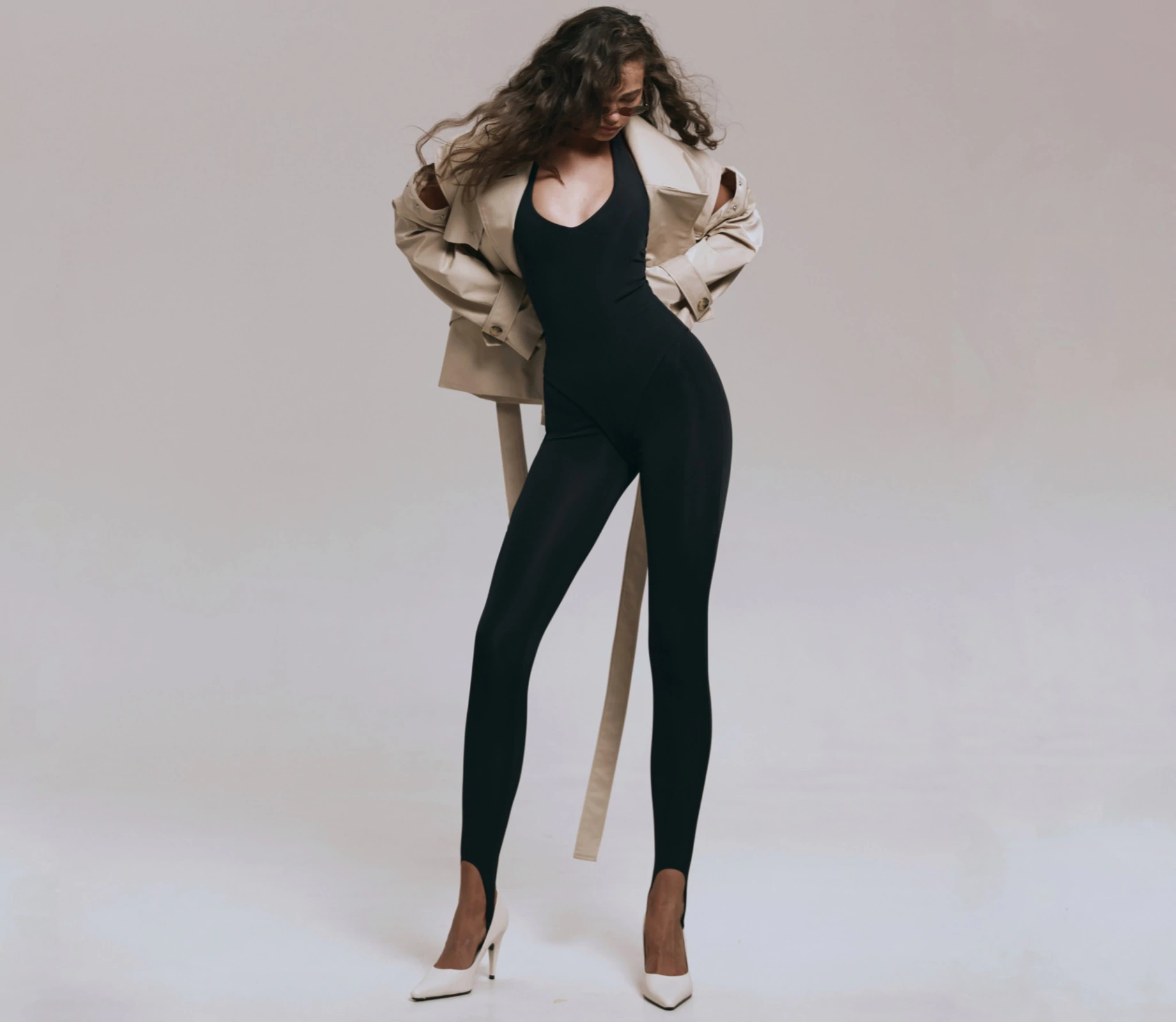 Боді з відкритою спинкою чорний - фото №2 Боді з відкритою спинкою чорний недорого