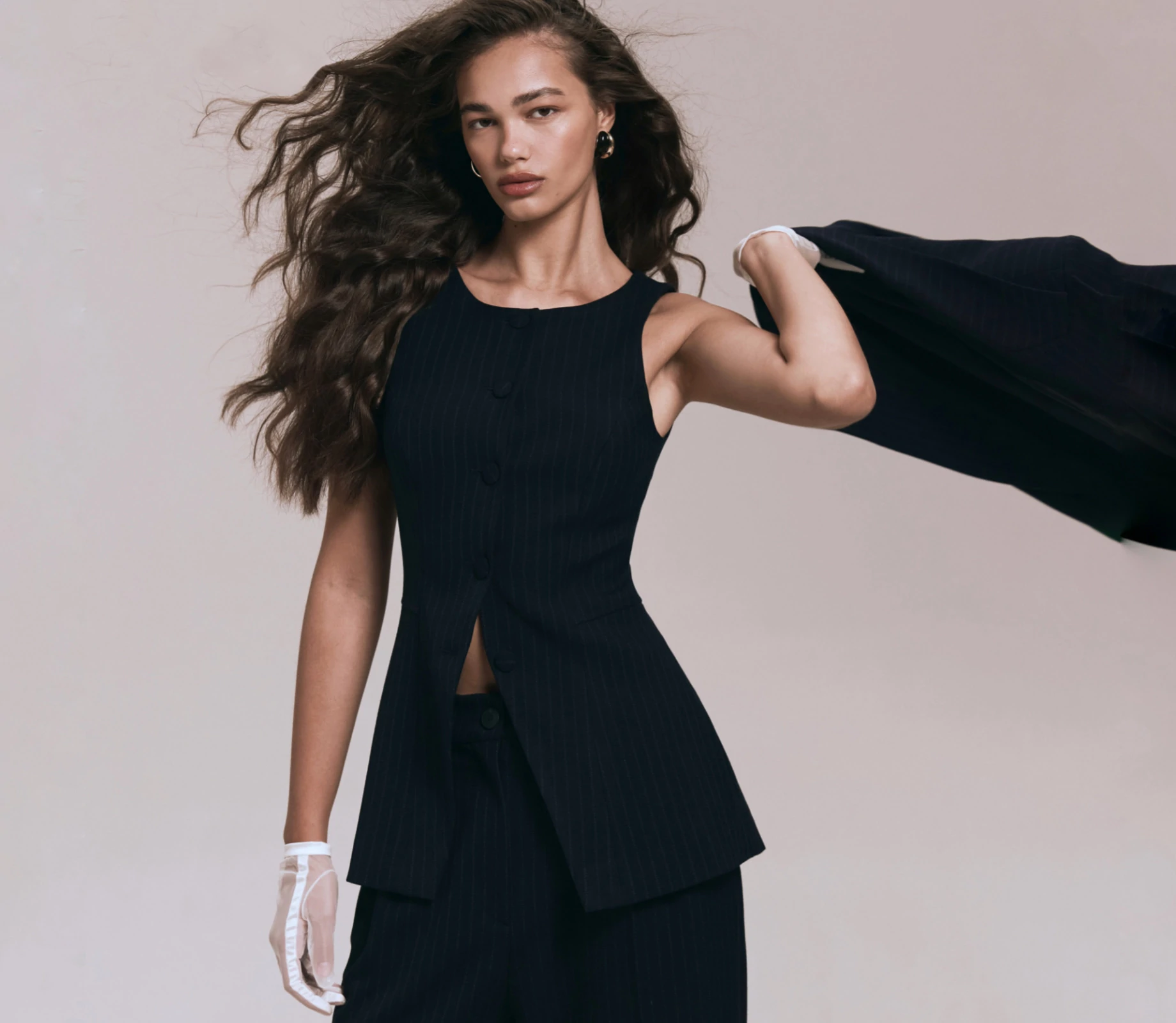 Жилет у смужку синій Жилет у смужку синій замовити