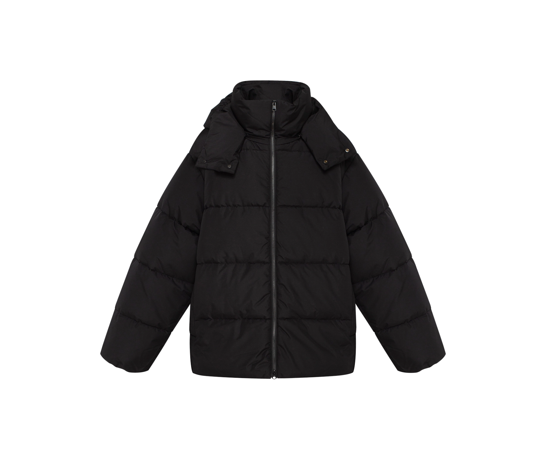 Пуховик чоловічий короткий чорний знижки