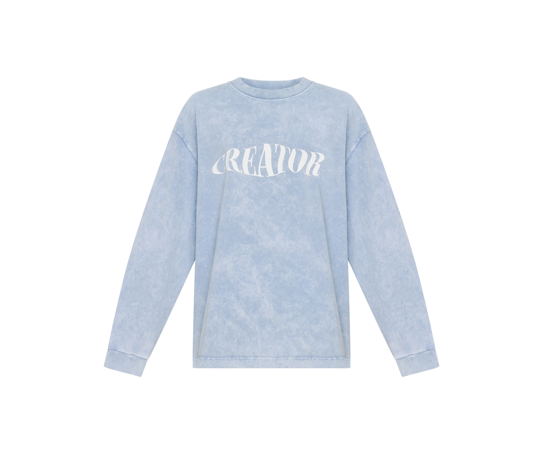 Лонгслів з варки «Creator» блакитний в інтернет-магазині