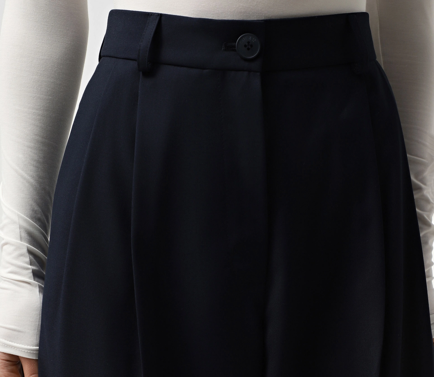 Штани зі складами класичні синій cher17