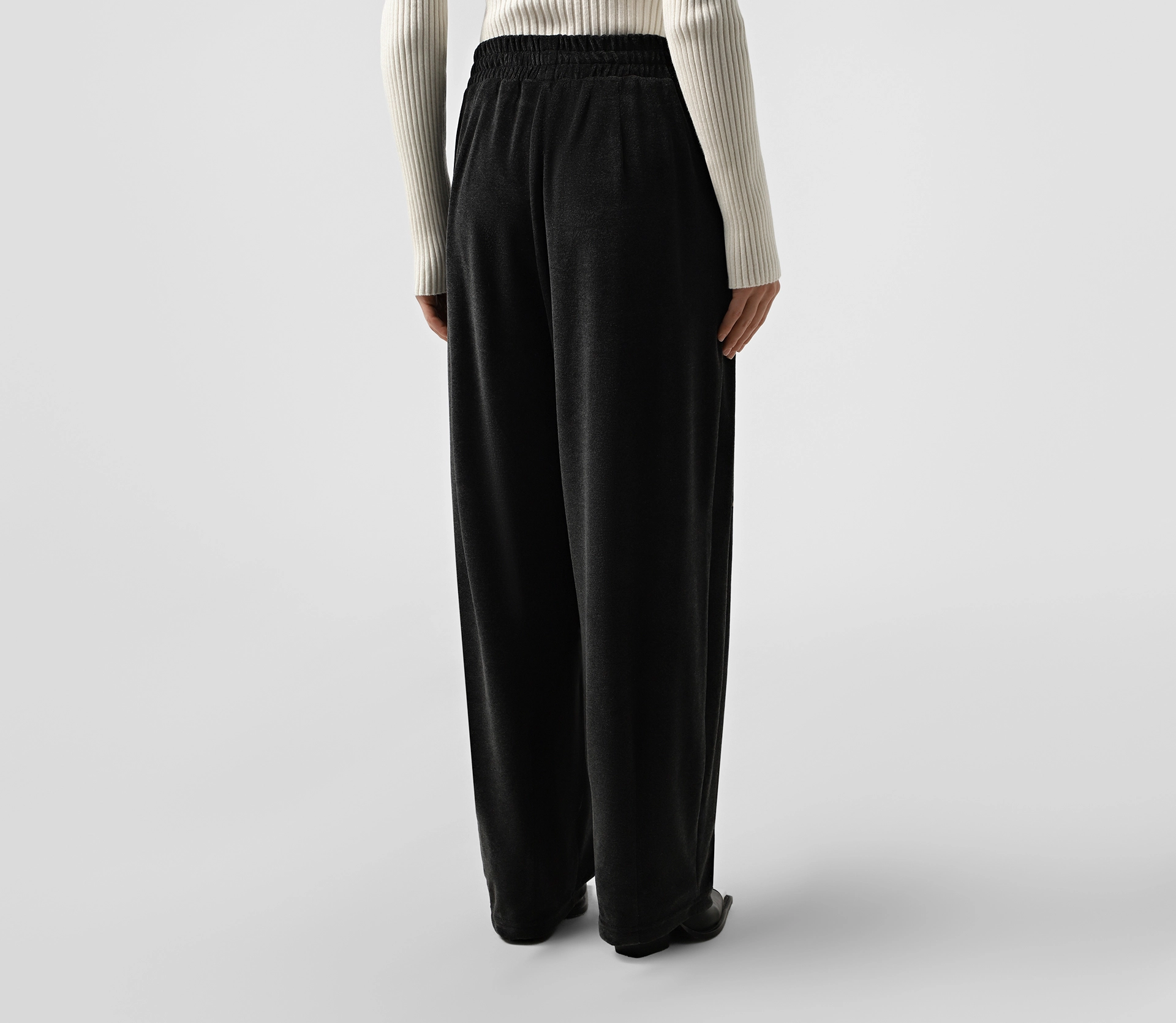 Костюм спортивний кроп худі широкі штани графіт ціна