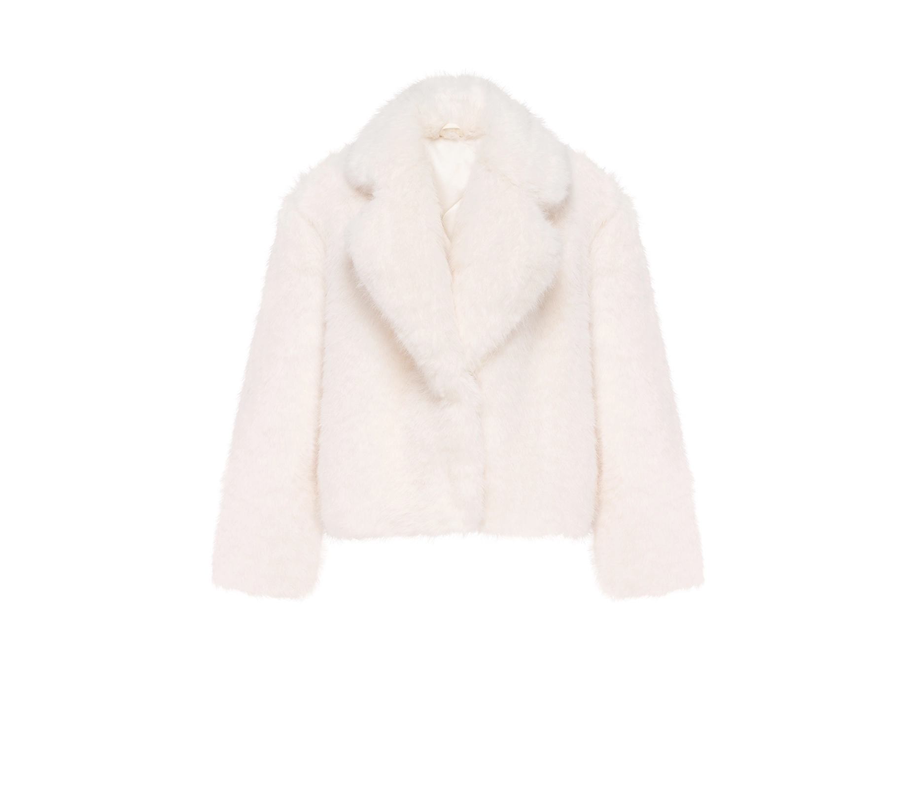 Шуба коротка молочний замовити
