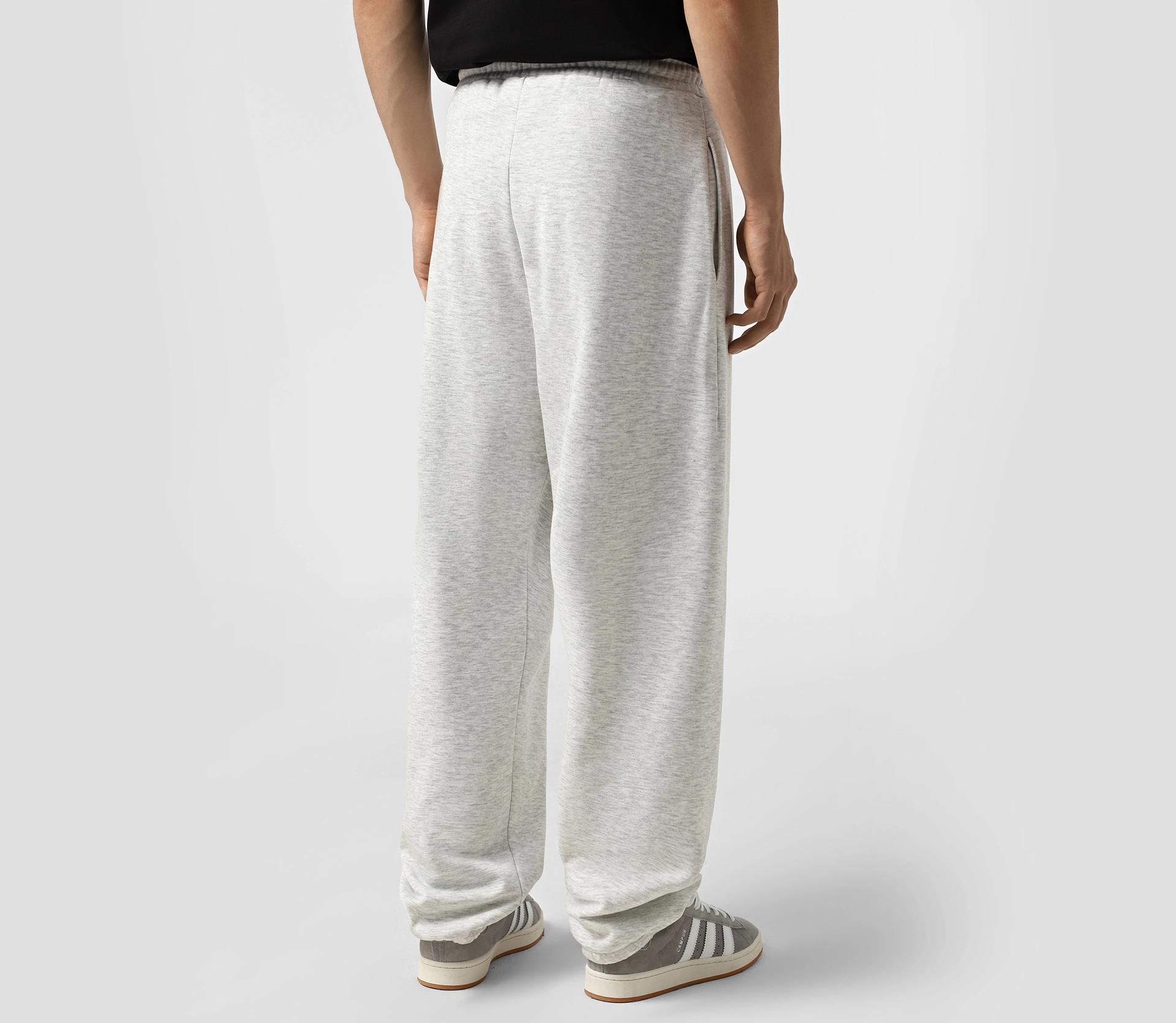 Штани чоловічі спортивні сірий меланж - фото №5 Штани чоловічі спортивні сірий меланж замовити