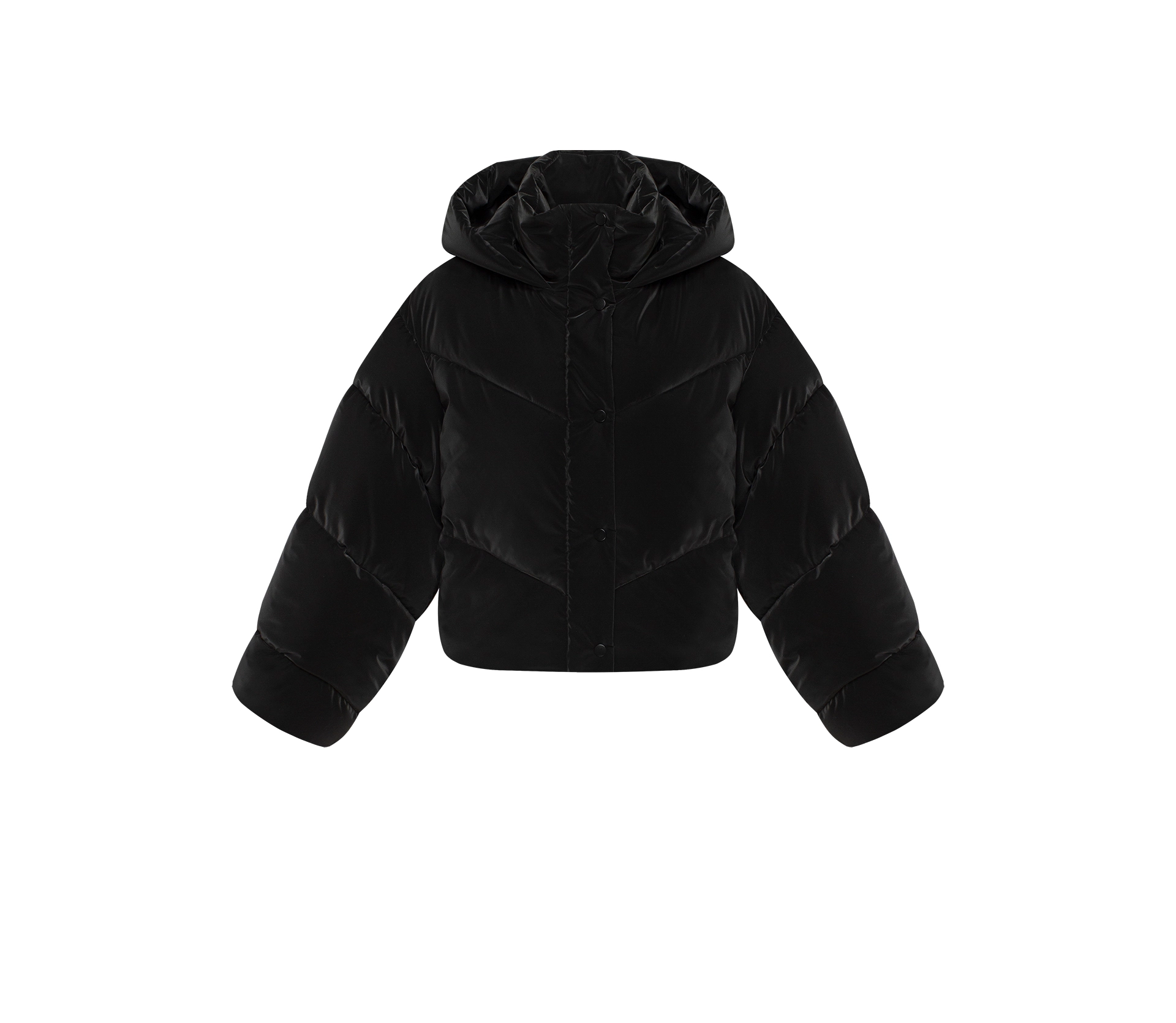 Пуховик вкорочений чорний в Україні