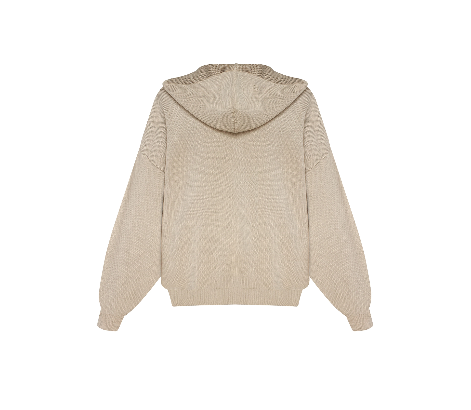 Худі в'язане чоловіче «NO LABEL NEEDED» бежевий - фото №6 Худі в'язане чоловіче «NO LABEL NEEDED» бежевий замовити