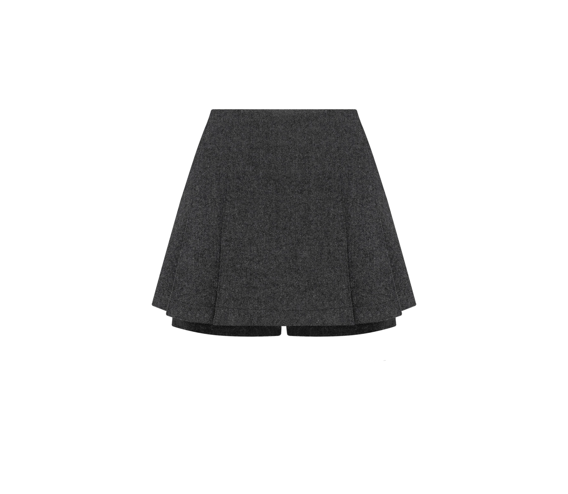 Спідниця-шорти в складу міні сірий ціна