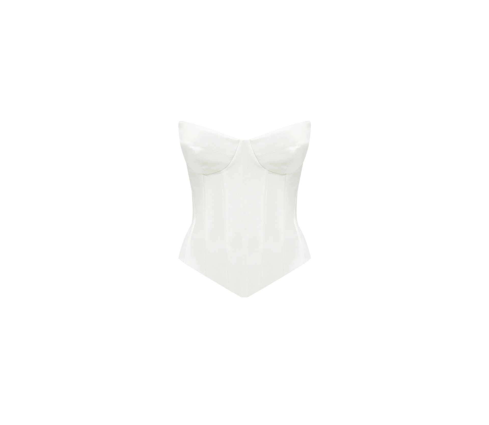 Корсет Sateen молочний - фото №1 Корсет Sateen молочний фото