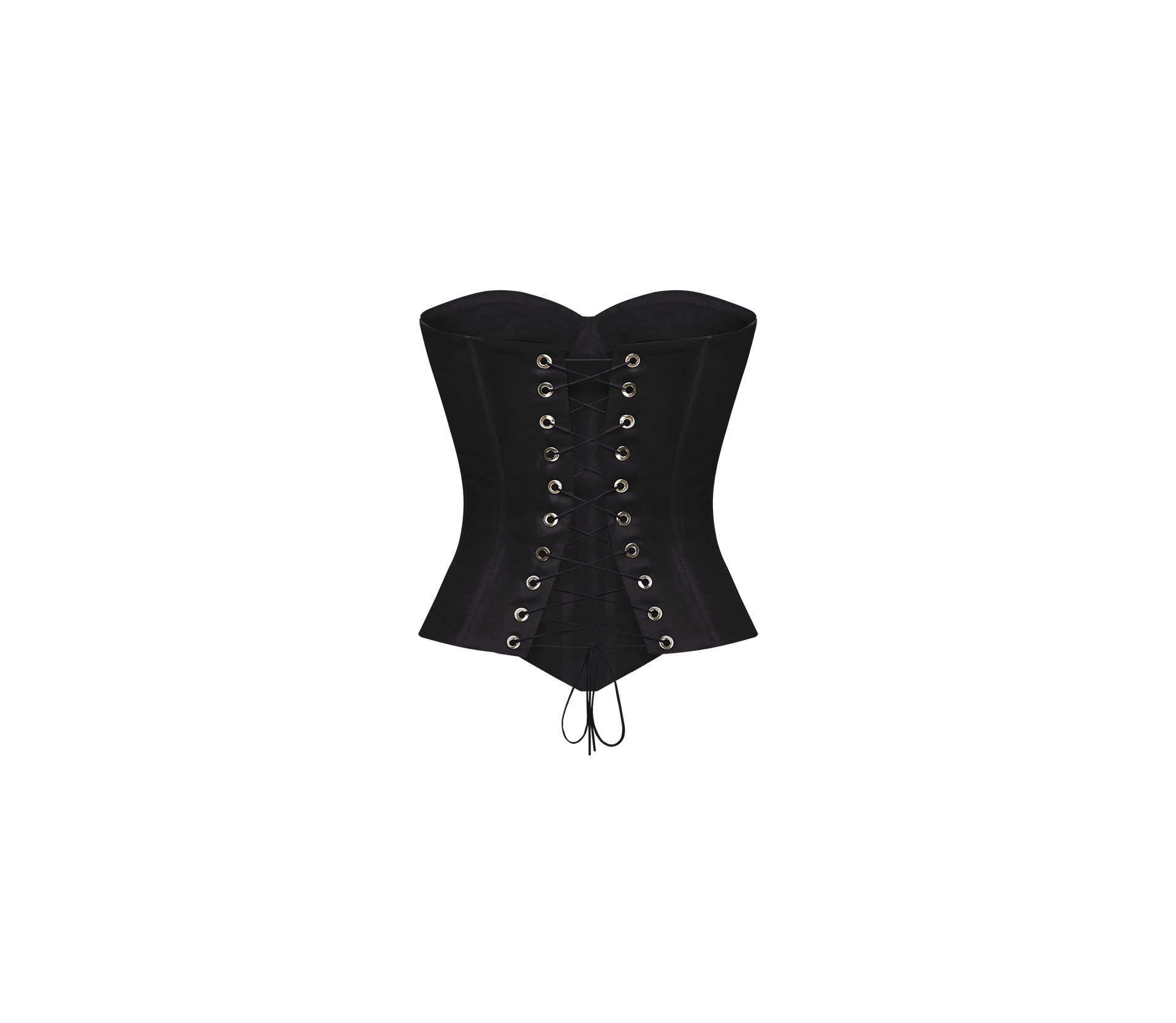 Корсет Sateen чорний недорого