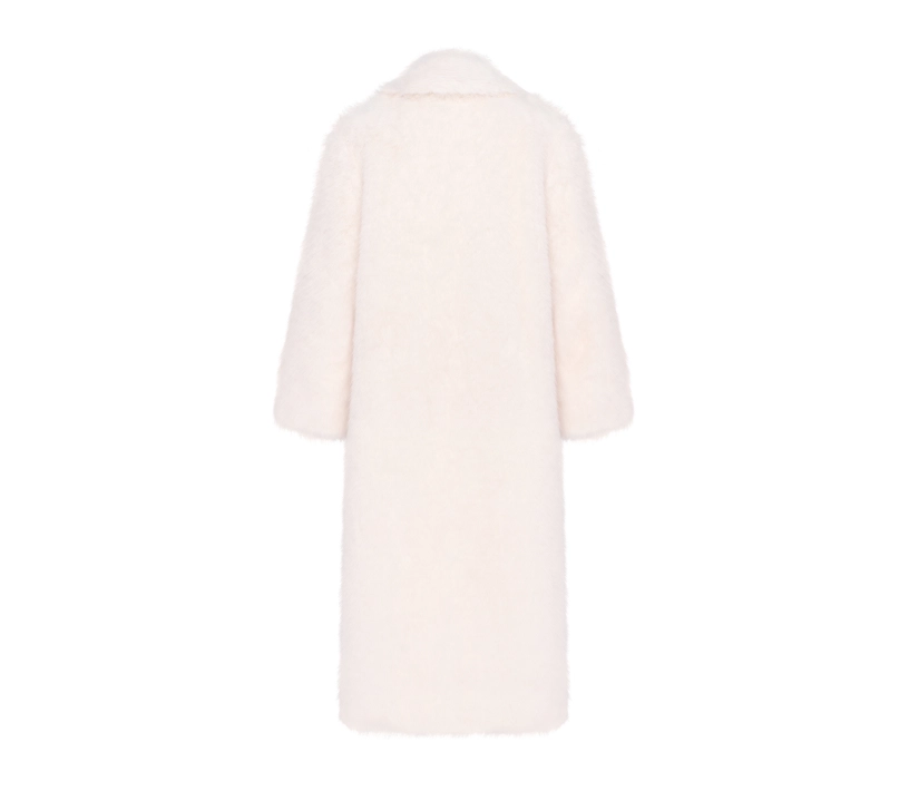 Шуба довга молочний знижки