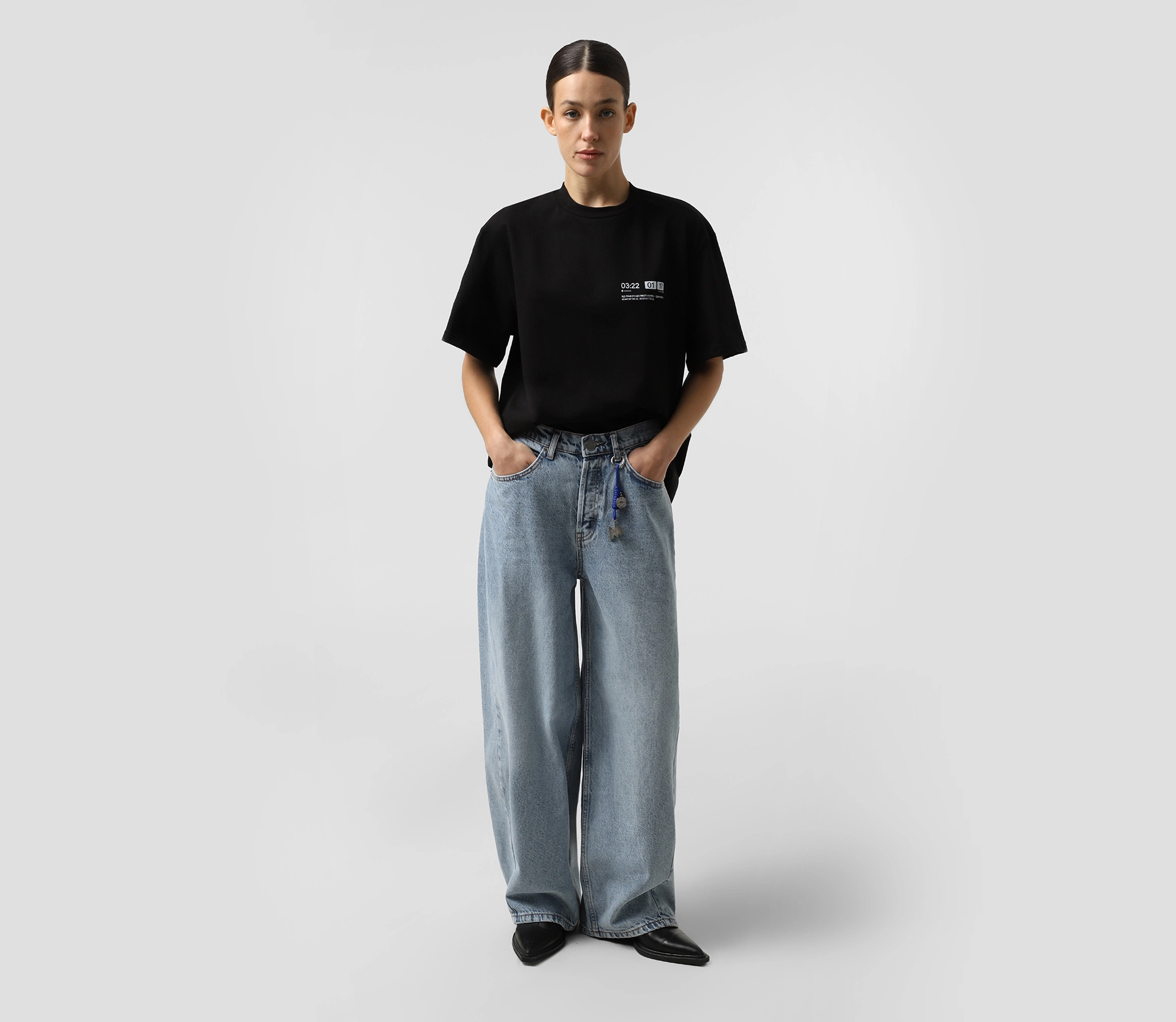 Футболка оверсайз «Схема метро» чорний cher17