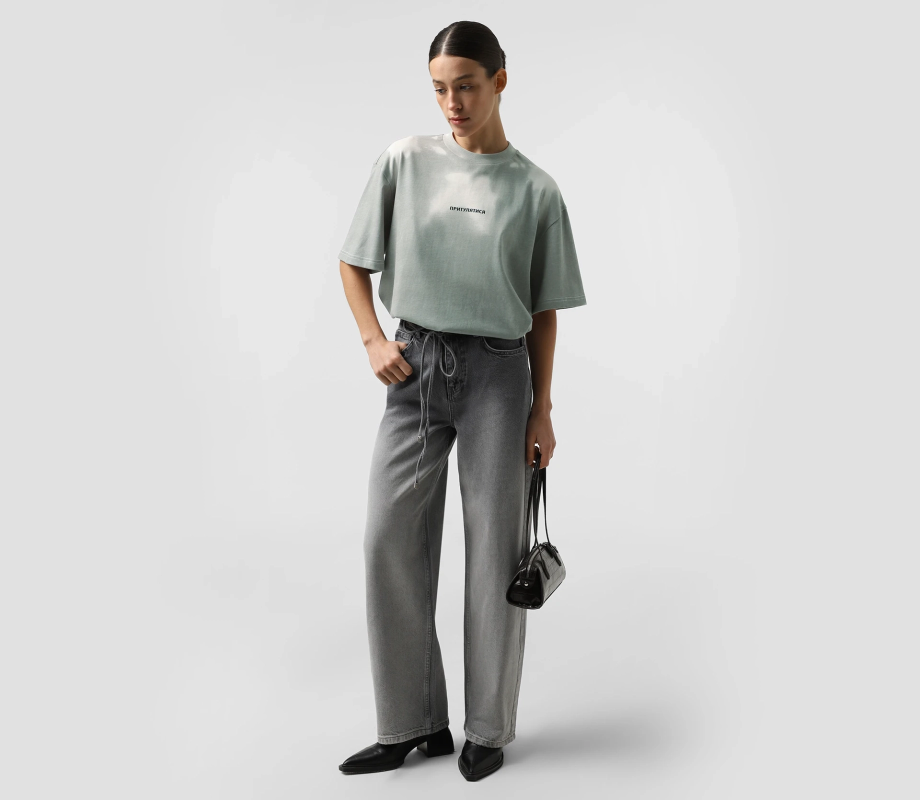 Футболка з touch - ефектом сірий cher17