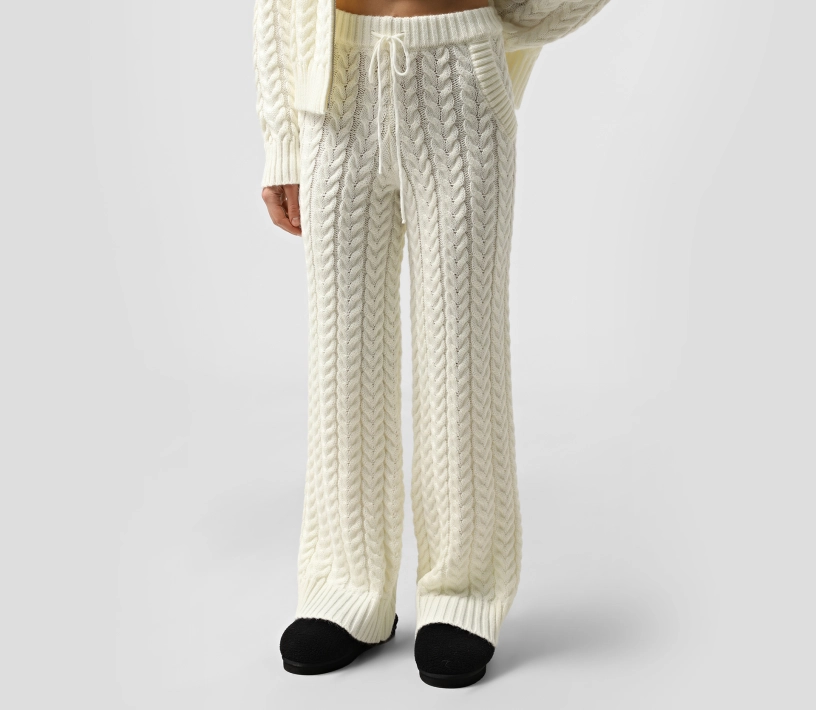 Штани в'язані коси молочний ціна