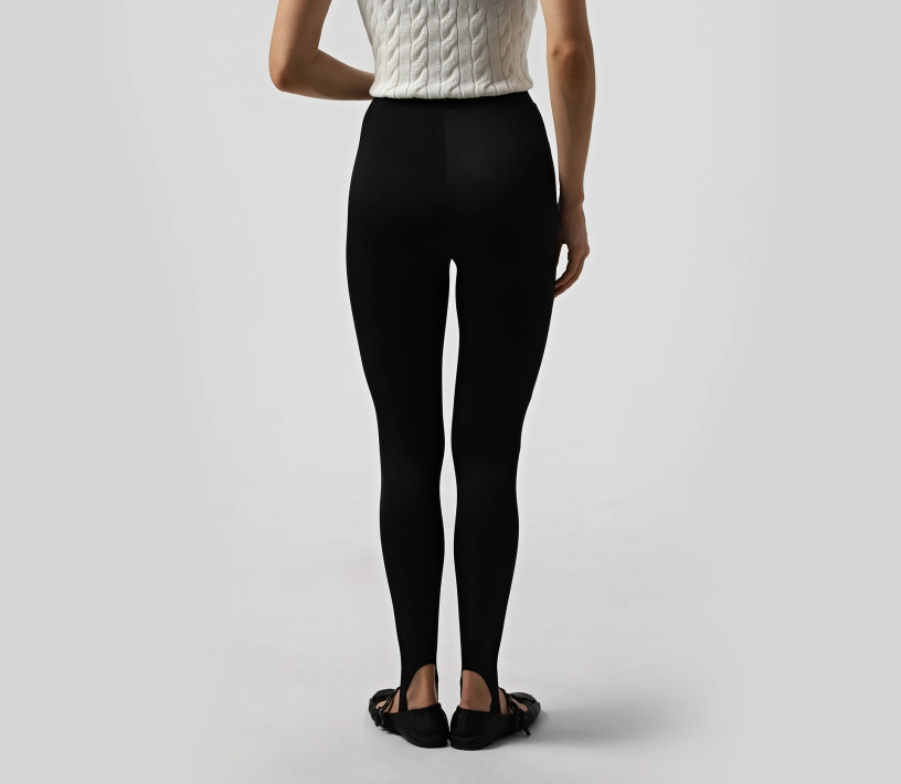 Легінси зі штрипками чорний знижки