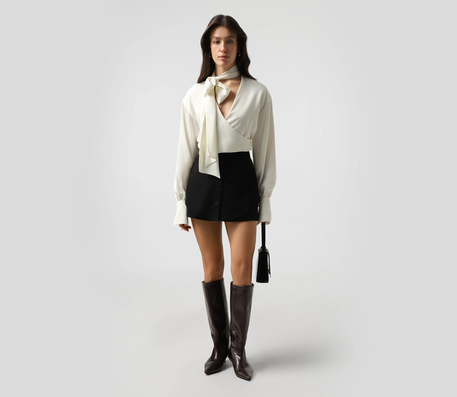 Спідниця-шорти на ґудзиках чорний ціна