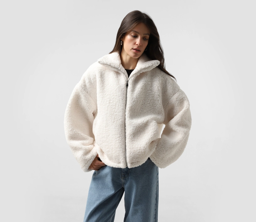 Бомбер тедді молочний фото