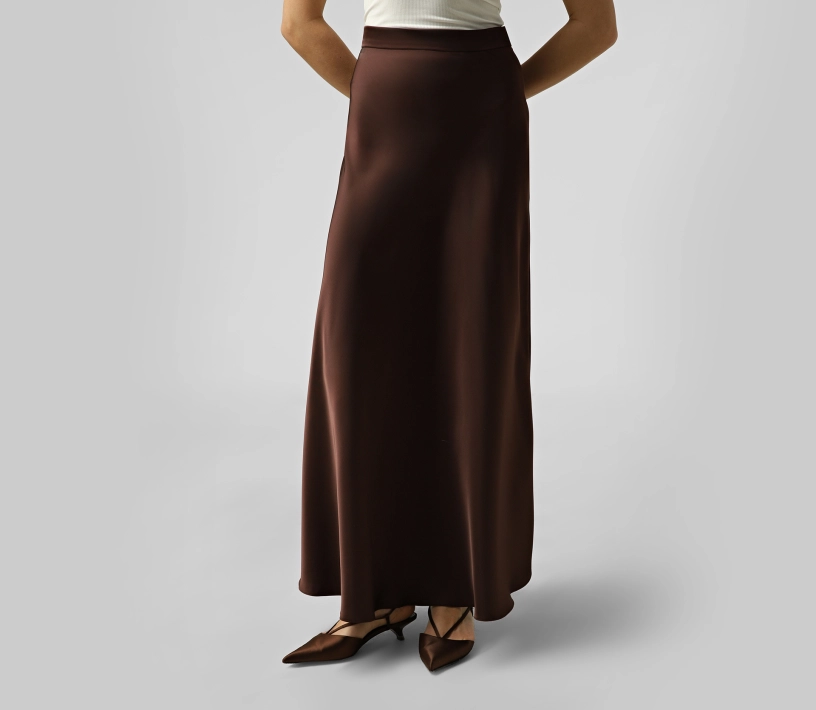 Спідниця Sateen коричневий знижки