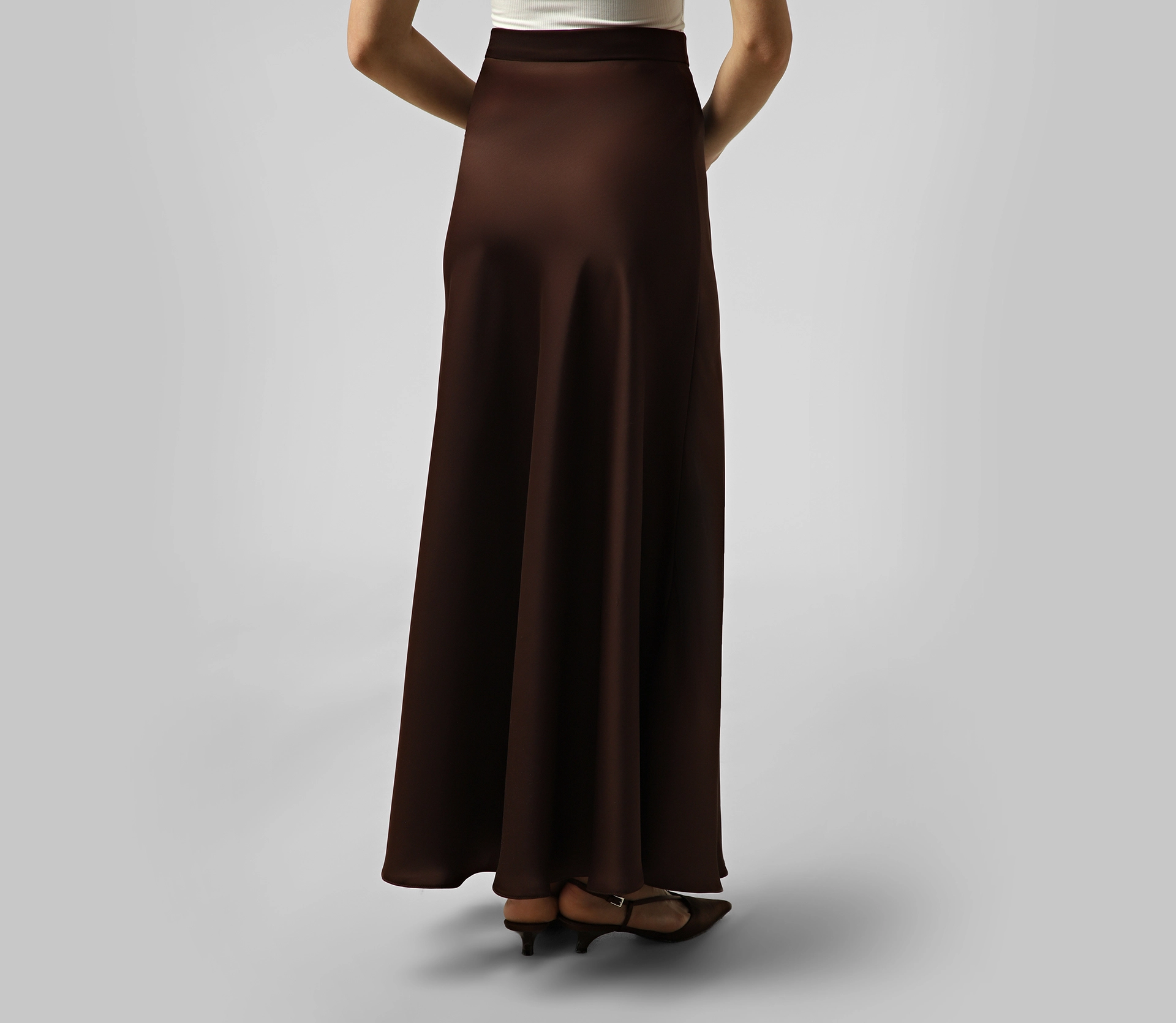 Спідниця Sateen коричневий знижки