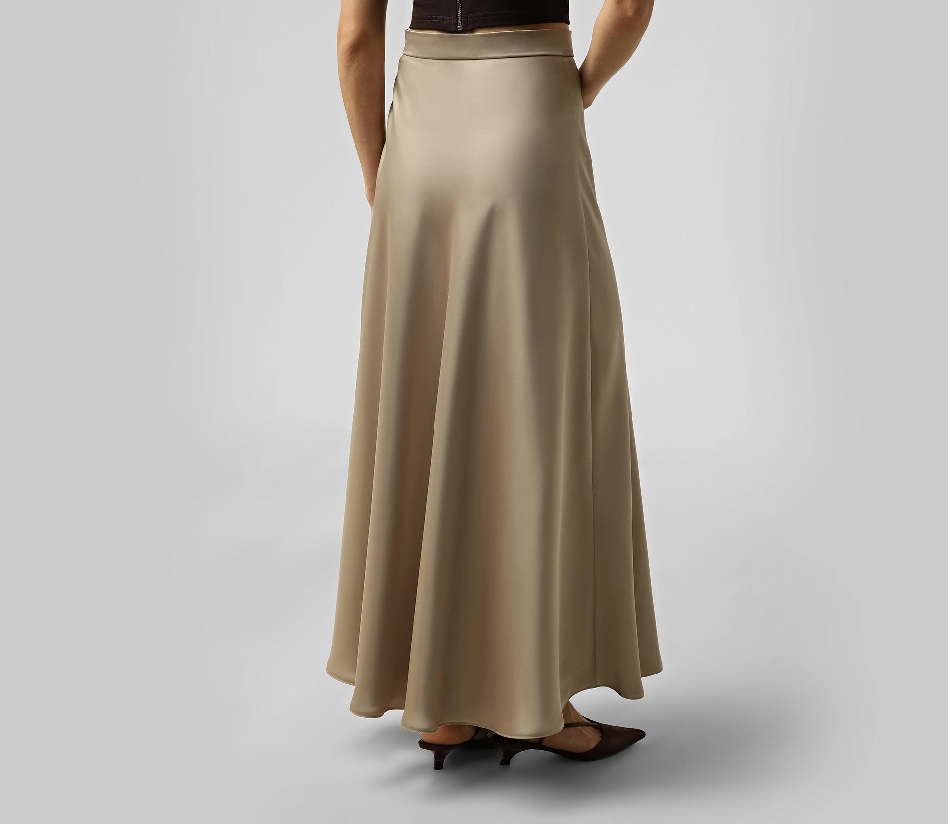 Спідниця Sateen бежевий купити