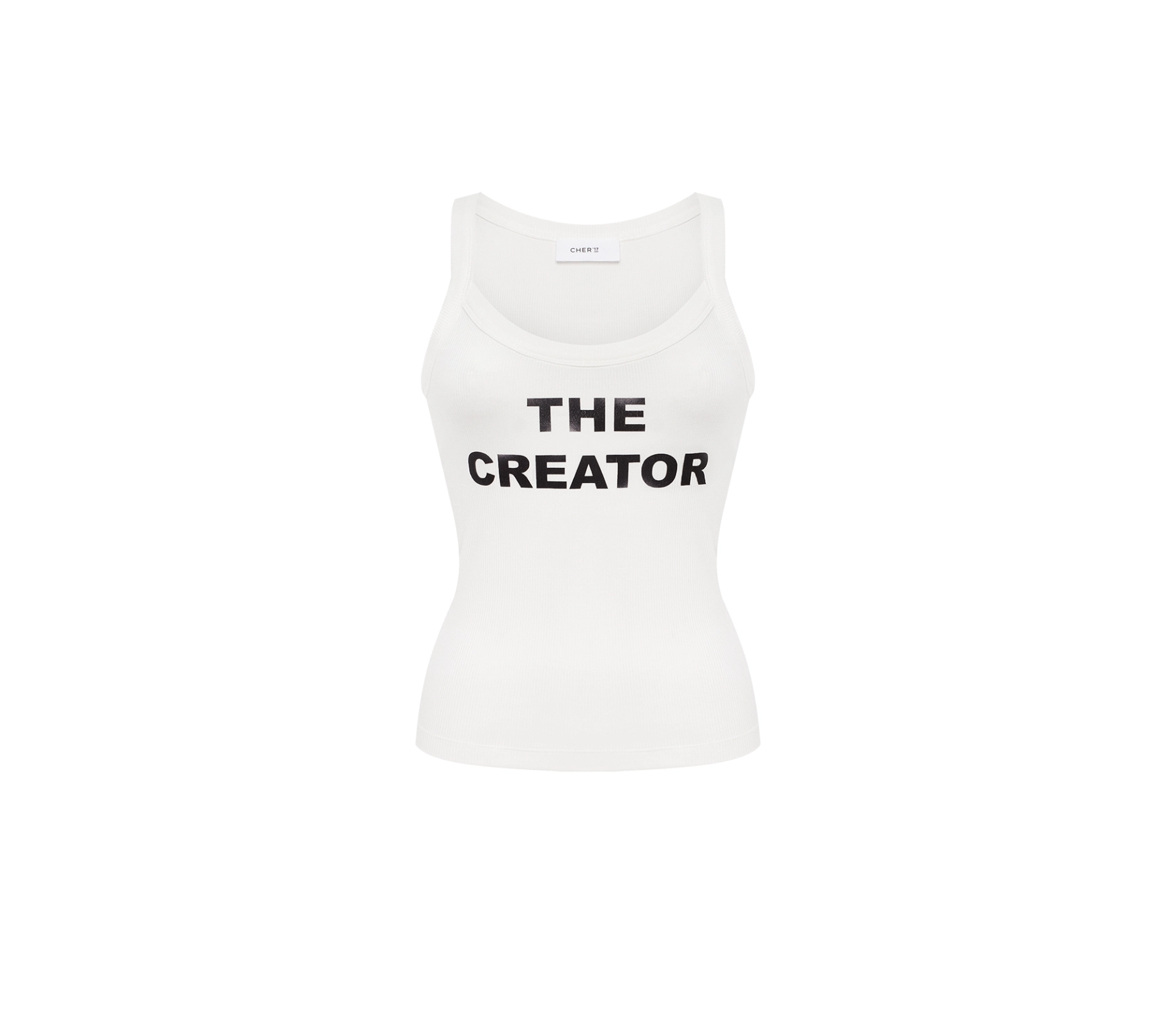 Топ в рубчик «The Creator» молочний ціна