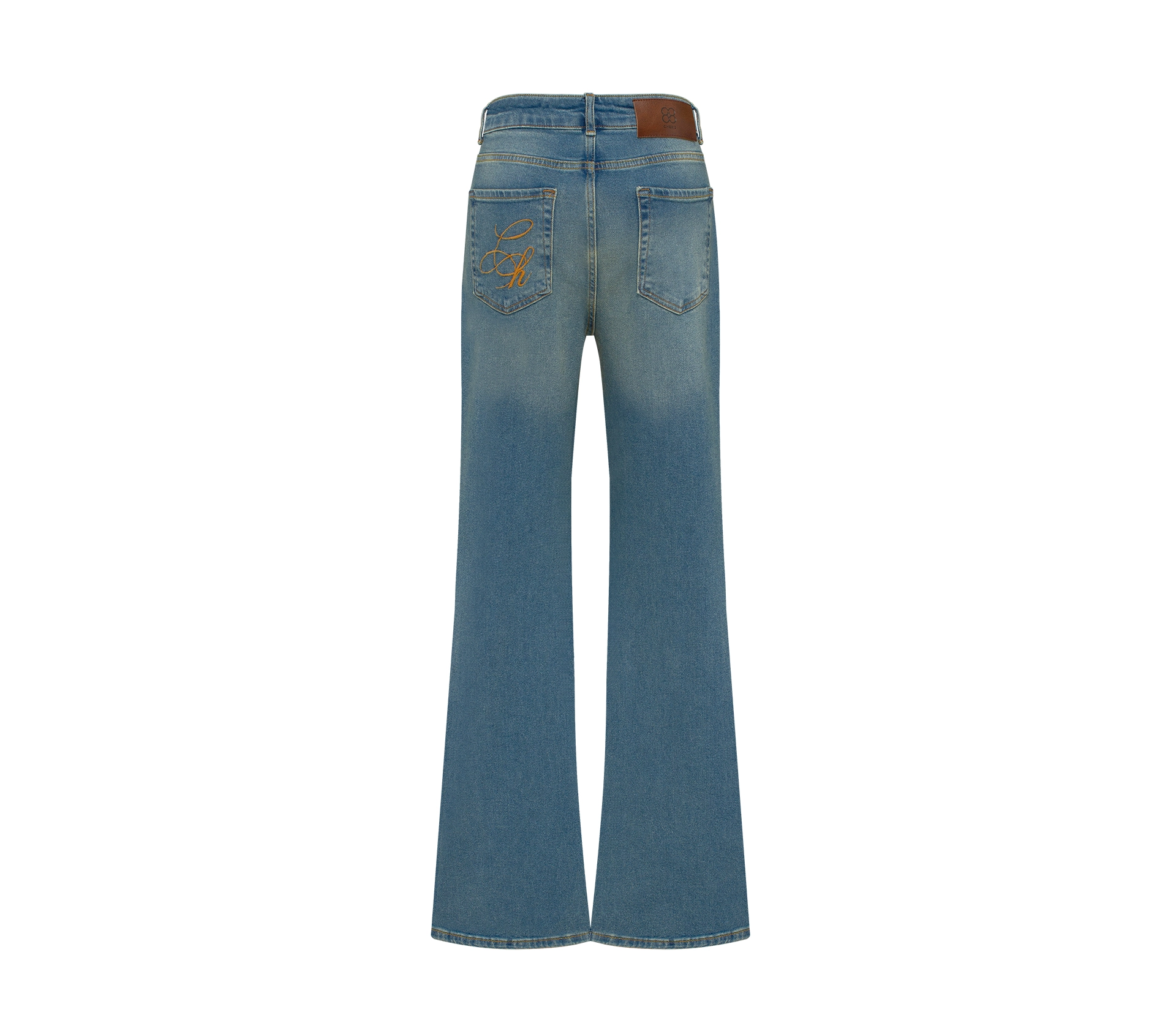 Джинси bootcut висока посадка синій купити