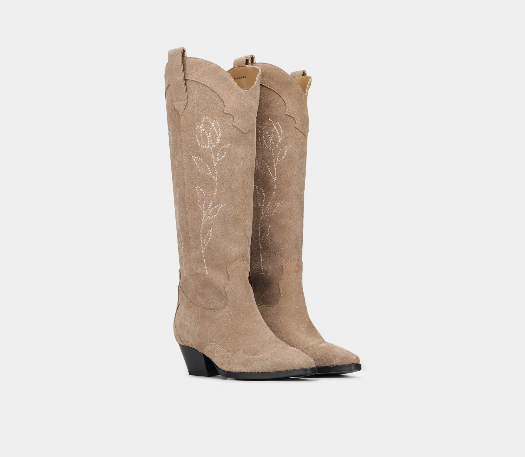 Чоботи-ковбойки CHER’17 x INTERTOP бежевий знижки