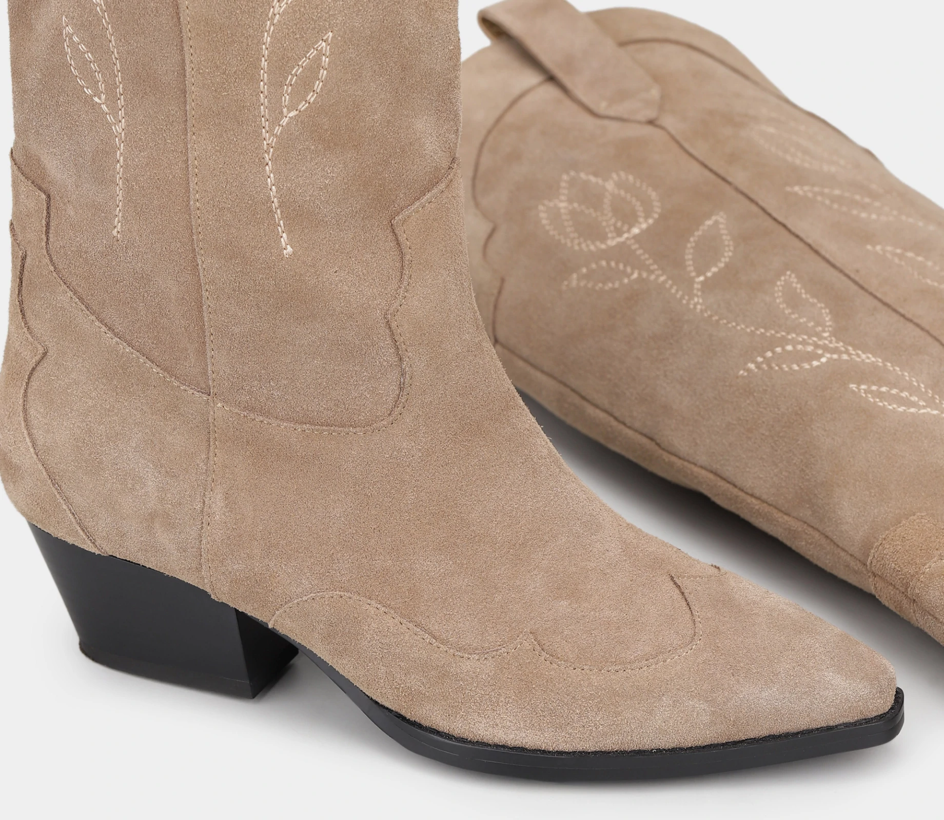 Чоботи-ковбойки CHER’17 x INTERTOP бежевий замовити