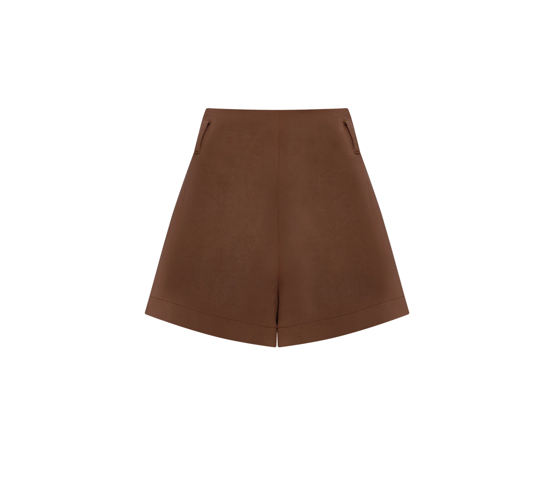 Шорти із замші коричневий акції