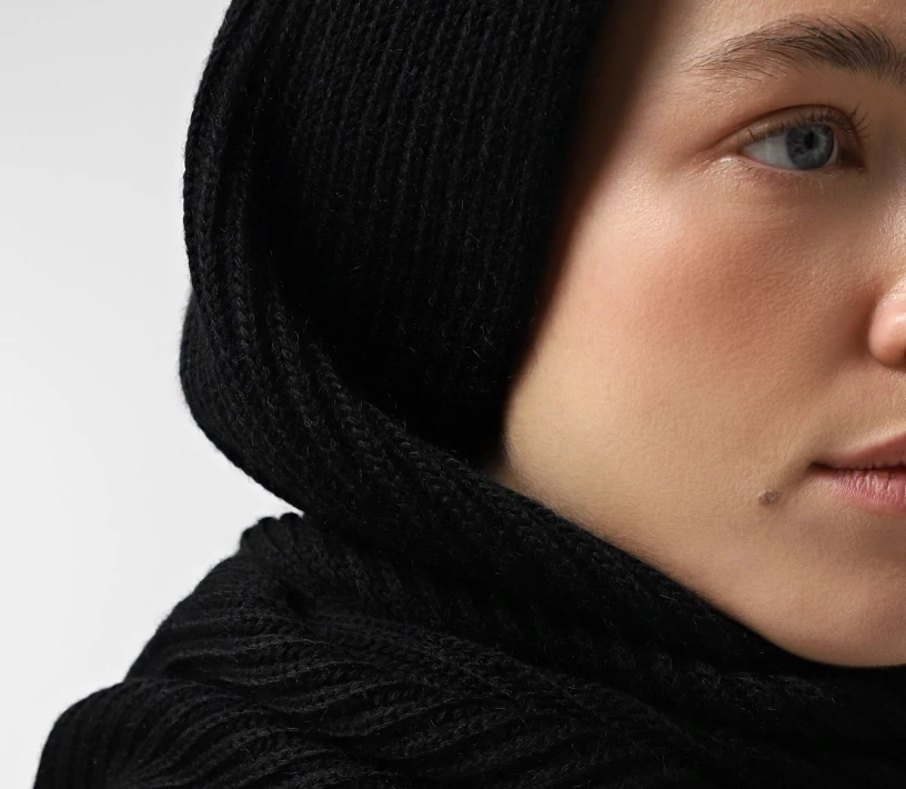 Шарф-шапка чорний в інтернет-магазині