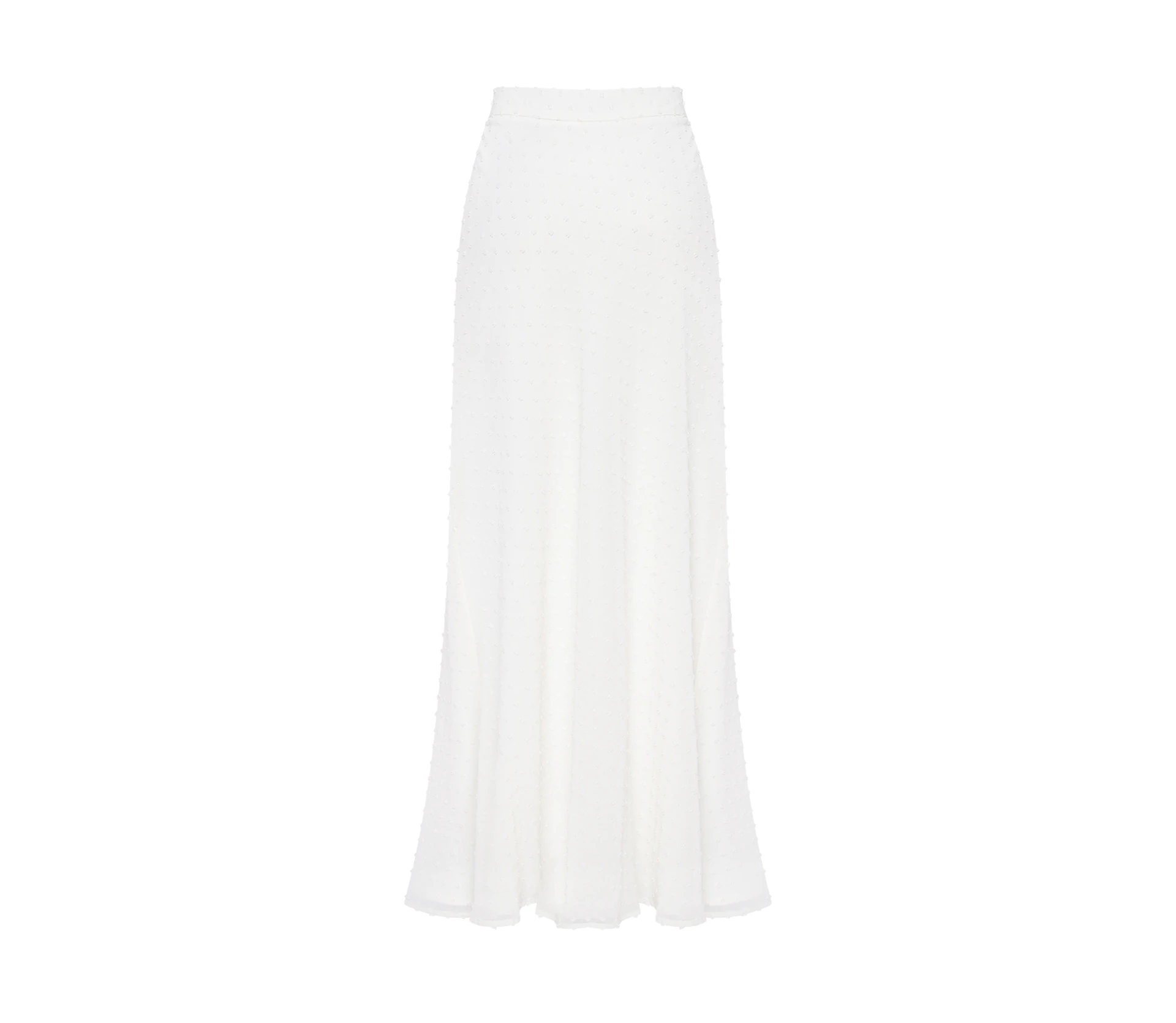 Спідниця міді в цяточку молочний - фото №7 Спідниця міді в цяточку молочний cher17