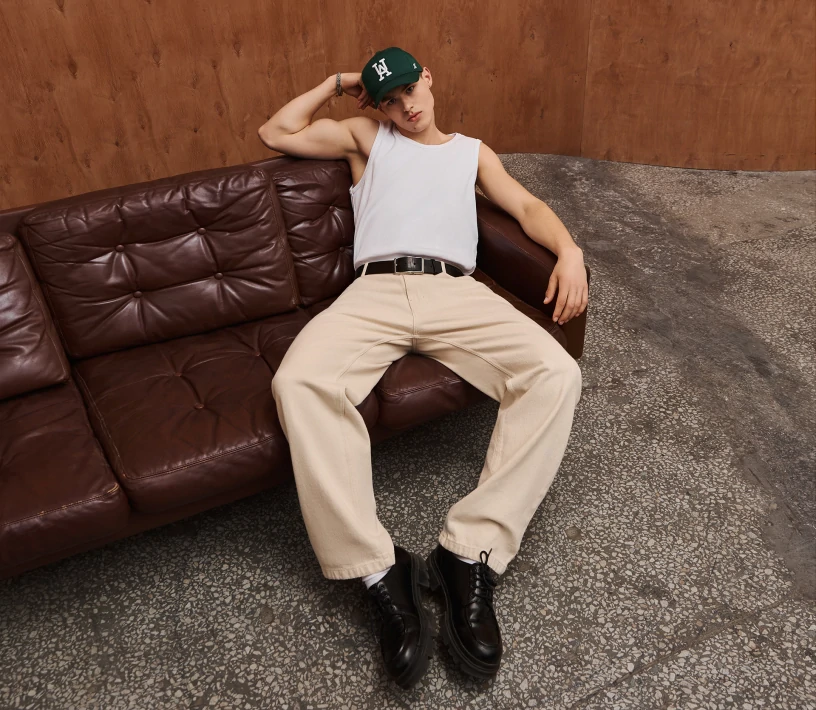 Майка чоловіча молочний купити