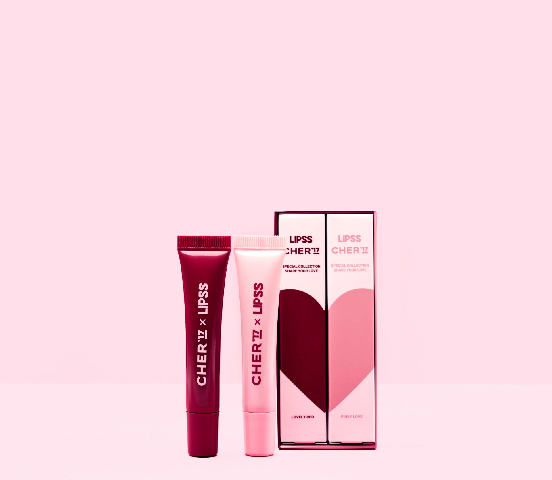 Набір двох ліпперів CHER’17 x LIPSS: Lovely red та Pinky love - фото №1 Набір двох ліпперів CHER’17 x LIPSS: Lovely red та Pinky love акції