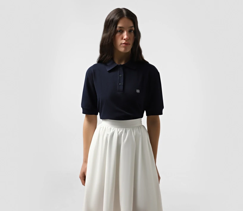 Поло класичне з лого синій cher17