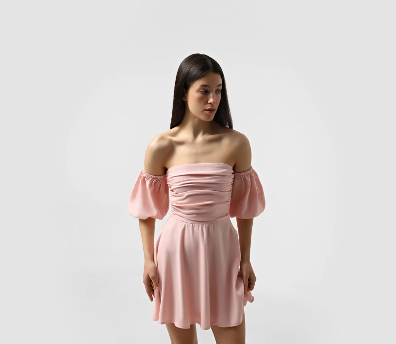 Сукня з оголеною спиною рожевий замовити
