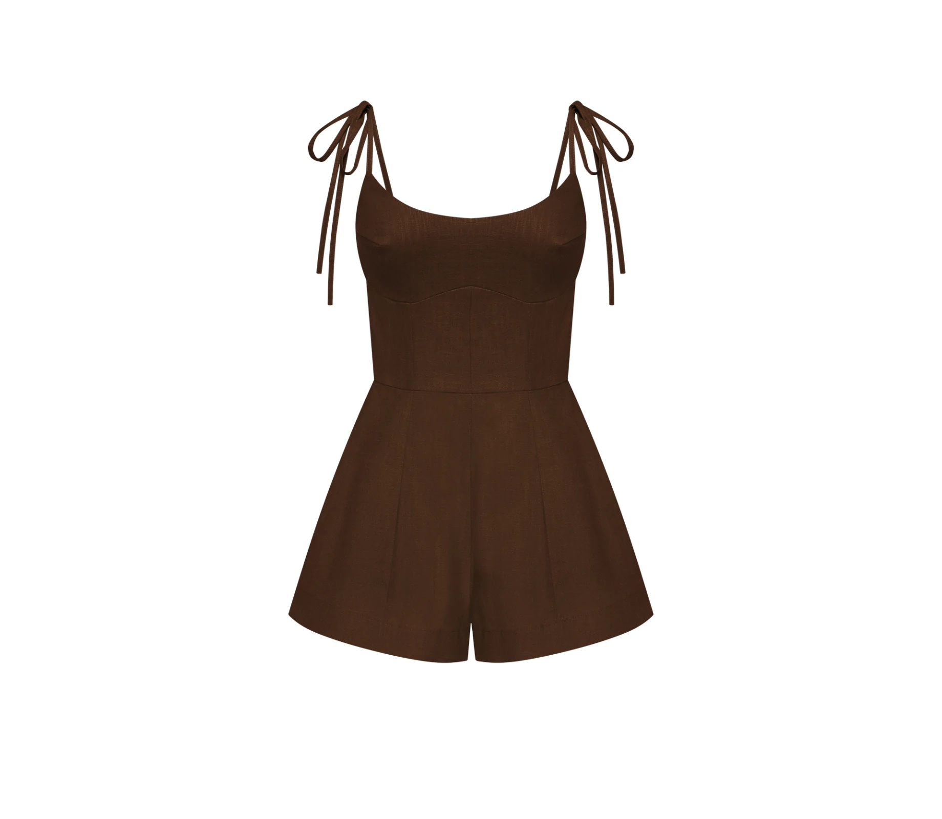 Комбінезон міні коричневий ціна