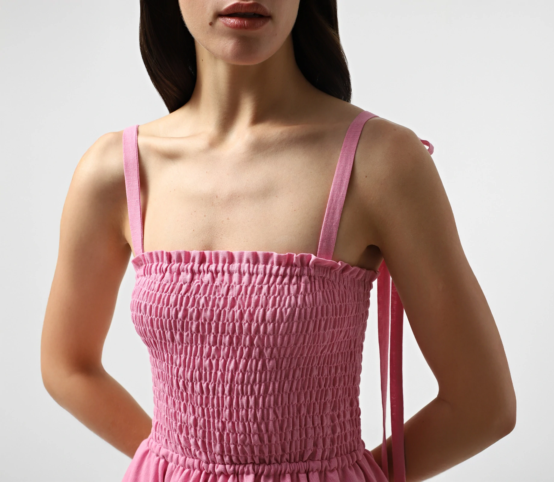 Сукня з подвійним низом рожевий знижки