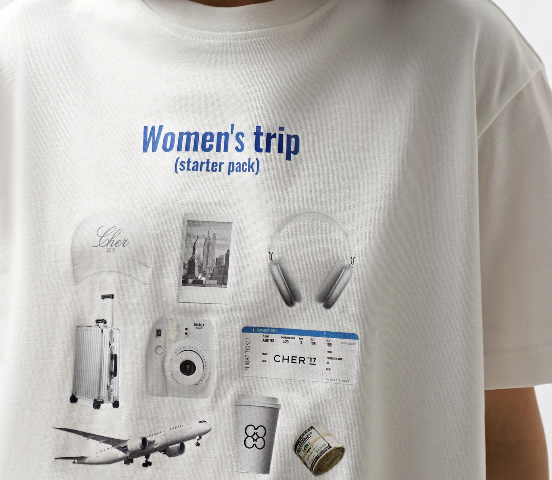 Футболка «Women's trip» молочний знижки