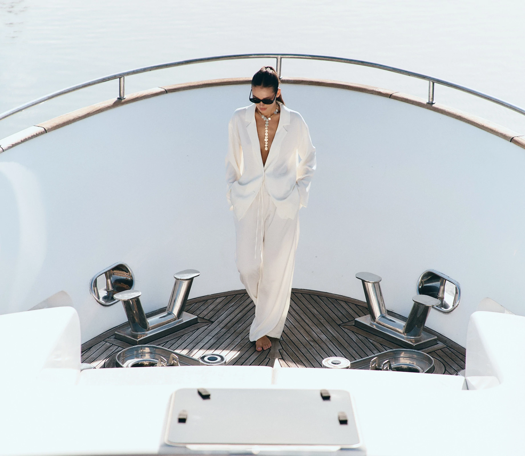 Костюм сорочка і штани на резинці молочний Костюм сорочка і штани на резинці молочний cher17